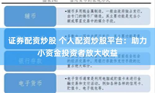 证券配资炒股 个人配资炒股平台：助力小资金投资者放大收益